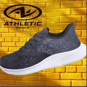 Athletic Works Gray and White Running Shoes